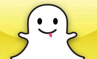 Le logo de l'application SnapChat.