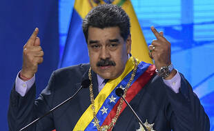 Le président du Venezuela, Nicolas Maduro, à Caracas le 22 janvier 2021.