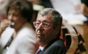 Le député-maire Les Républicains de Levallois-Perret (Hauts-de-Seine) Patrick Balkany à l'Assemblée nationale à Paris le 23 juin 2015