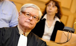 Xavier Magnée, l'avocat du père du petit Younès, le 15 décembre 2008 à la cour d'assises de Nivelles en Belgique.