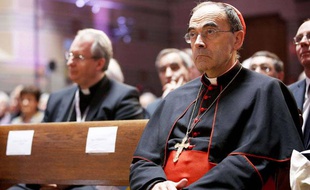 Le cardinal Philippe Barbarin, le 11 mai 2013 à Lyon.