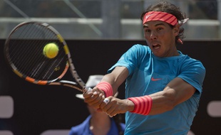 Rafael Nadal à Rome le 14 mai 2015.