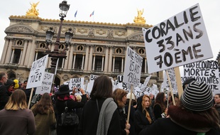 Plusieurs milliers de personnes ont manifestes contre aux violences sexistes, sexuelles et conjugales. France le 23 novembre 2019.