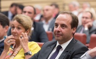 Jean-Christophe Lagarde, président de l'UDI, le 13 juin 2015 à Paris.
