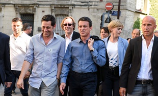 Manuel Valls à Avignon le 19 juillet 2015.
