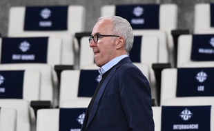 Frank McCourt, photographié avant un match au Vélodrome en mars 2019 (archives).