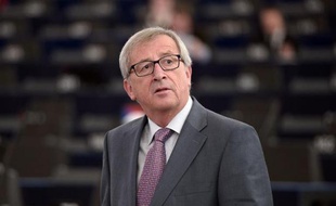 Le président de la Commission européenne Jean-Claude Juncker, le 16 décembre 2014 au parlement européen de Strasbourg