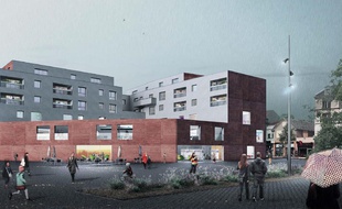 La médiathèque nord de Strasbourg devrait ouvrir en 2019.