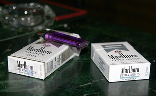 Photographie d'illustration de cigarettes dites «lights».