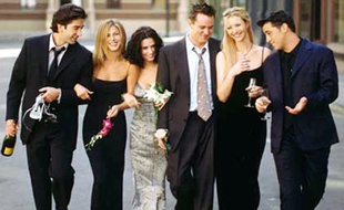 Les acteurs de la série «Friends».