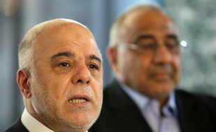 Le Premier ministre irakien Haider al-Abadi, le 13 avril 2015 à Bagdad