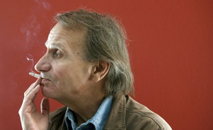 Michel Houellebecq, le28 avril 2015, à Barcelone, en Espagne.