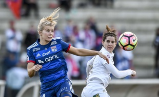 Ada Hegerberg, ici en février lors d'un match de D1 face à Juvisy, a inscrit un doublé ce dimanche contre Rodez (8-0).