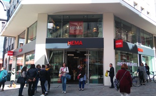 La boutique Hema rue de la Marne à Nantes.