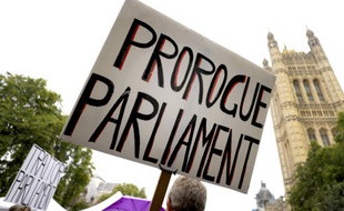 Les manifestants pro et anti Brexit font le siège du parlement de Londres. (archives)