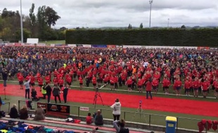 Le haka le plus grand du monde a été réalisé à Wellington.
