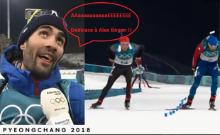 Martin Fourcade trolle Alex Boyon
