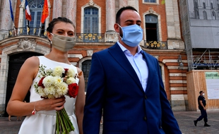 Un mariage pendant la crise sanitaire du Covid-19 (illustration).