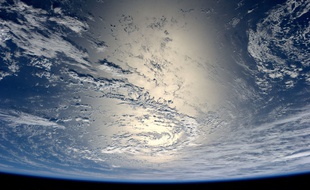 La Terre vue de l'espace.