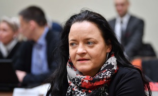 Beate Zschäpe, le 20 décembre 2017 à Munich.