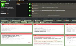 Capture d'écran de la nouvelle version de Netvibes, baptisée "Ginger"