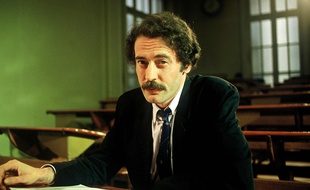 L'écrivain Jean-François Vilar dans «La boite a mots» sur TF1 en 1986.