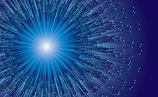 La fibre optique permet d'accélérer le débit de sa connexion Internet.