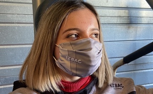 Le masque pour la pratique sportive Izbac est personnalisable
