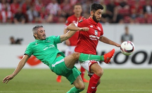 Fabien Lemoine, ici en septembre dernier lors d'un match de Ligue Europa à Mayence (1-1).