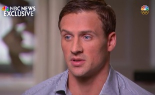 Ryan Lochte sur NBC le 20 août 2016.