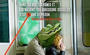 Campagne de sensibilisation du collectif Stop harcèlement de rue.