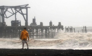 La tempête tropicale Agatha a fait au moins 20.000 sinistrés au Guatemala, le 29 mai 2010.