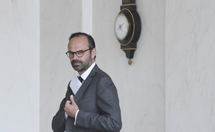 Edouard Philippe, le Premier ministre, lors de la sortie du Conseil des ministres à l'Elysée, le 24 mai 2017.