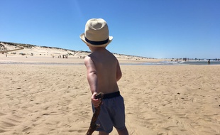 Illustration chaleur plage de Carcans (Gironde) jeudi 25 mai 2017