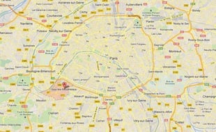 Google Maps de Issy-les-Moulineaux (Hauts-de-Seine).