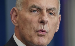 Le secrétaire général de la Maison Blanche, John Kelly, le 19 octobre 2017.