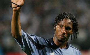 Didier Drogba le 8 avril 2004 à Marseille