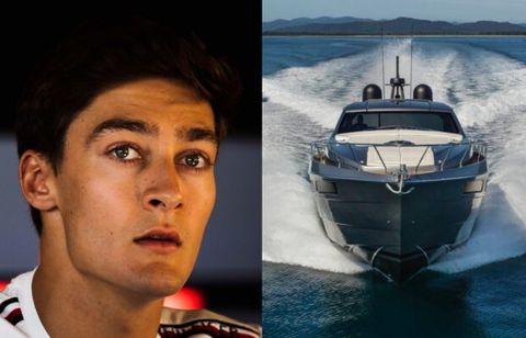 George Russell. Bienvenue à bord de son nouveau yacht à 2,5 M€