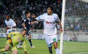 Lucho en 2010 avec l'OM
