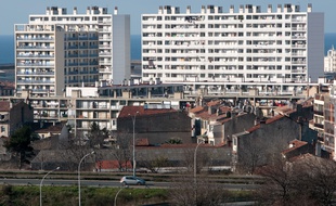 Marseille le 16 janvier 2011 - La cité Bellevue felix pyat dans les quartiers nords de Marseille