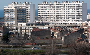 Marseille le 16 janvier 2011 - La cité Bellevue Felix Pyat dans les quartiers nord de Marseille