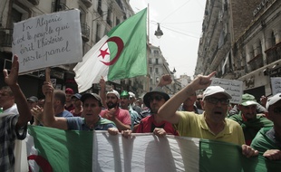 Manifestation à Alger contre le gouvernement, le 2 août 2019.