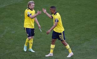 Forsberg et Isak, les attaquants suédois.