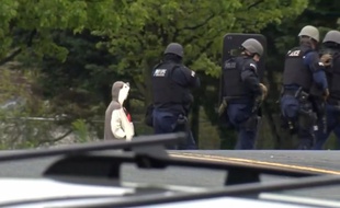 La police de Baltimore a neutralisé un homme vêtu d'un costume de panda après une alerte à la bombe.