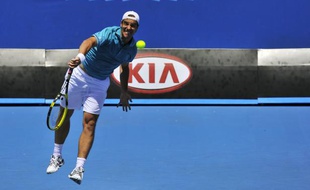 Richard Gasquet, le 16 janvier 2012 à Melbourne.