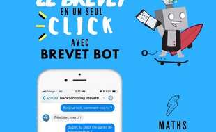 Le robot répond à vos questions et renvoie vers les programmes scolaires.