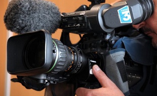 Une caméra de France 3 (Illustration).