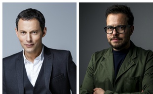 Marc-Olivier Fogiel et Nicolas Demorand.