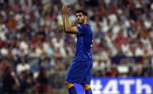 Alvaro Morata lors de la demi-finale de Ligue des champions, le 13 mai 2015