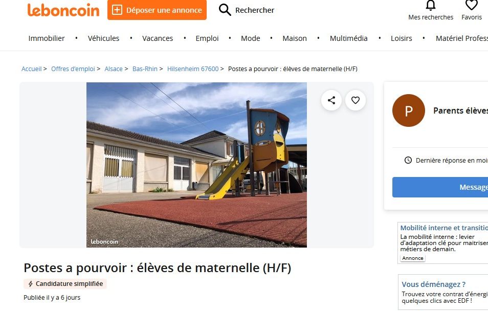 A Hilsenheim, « il manque 2,5 élèves » et des parents espèrent les
